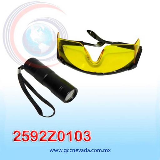 [2592Z0103] LINTERNA UNIV P/DETECTAR FUGA C/LENTES (30 LUCES) ASIA