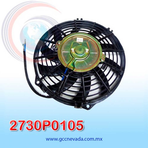 [2730P0105] MOTOR ELECTRO VENTILADOR UNIV 09" S HELICOIDAL 120W 12V NEVADA ASIA