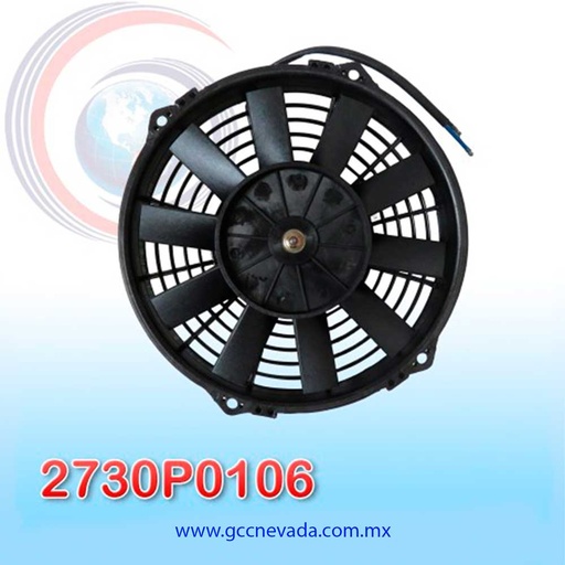 [2730P0106] MOTOR ELECTRO VENTILADOR UNIV 09" L ASPA RECTA 120W 12V NEVADA ASIA