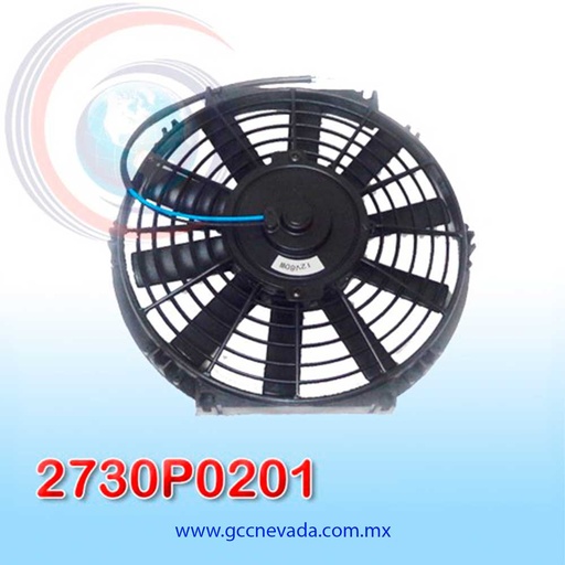 [2730P0201] MOTOR ELECTRO VENTILADOR UNIV 10" L ASPA RECTA 80W 12V NEVADA ASIA