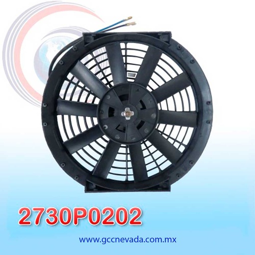 [2730P0202] MOTOR ELECTRO VENTILADOR UNIV 10" L ASPA RECTA C/BASE (PUSH) ASIA