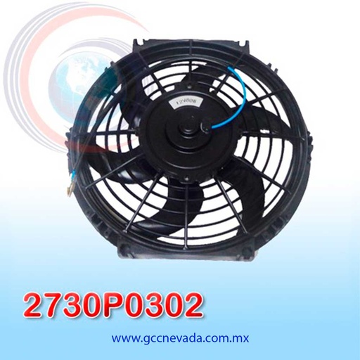 [2730P0302] MOTOR ELECTRO VENTILADOR UNIV 11" S HELICOIDAL 80W 12V NEVADA ASIA