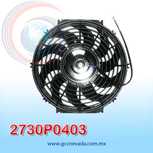 [2730P0403] MOTOR ELECTRO VENTILADOR UNIV 12" S HELICOIDAL 80W 12V ASIA