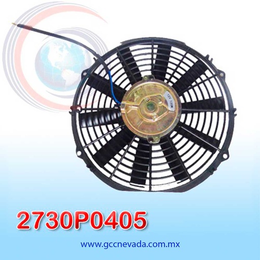 [2730P0405] MOTOR ELECTRO VENTILADOR UNIV 12" L ASPA RECTA 120W 12V NEVADA ASIA
