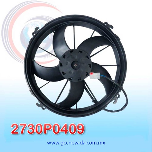 [2730P0409] MOTOR ELECTRO VENTILADOR UNIVERSAL 12" HELICOIDAL 24V SPAL ITALIA
