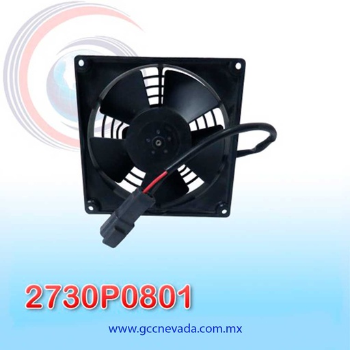 [2730P0801] MOTOR ELECTRO VENTILADOR UNIVERSAL ASPA RECTA 5.5" 12V SPAL ITALIA