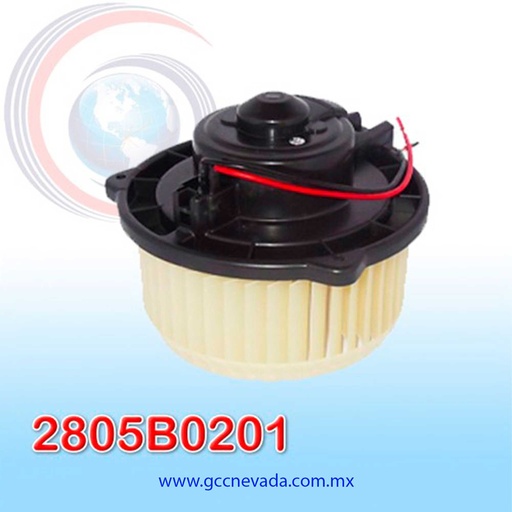 [2805B0201] BLOWER MOTOR DODGE RAM AÑO 04/09 CW GIRO IZQUIERDO C/T NEVADA ASIA