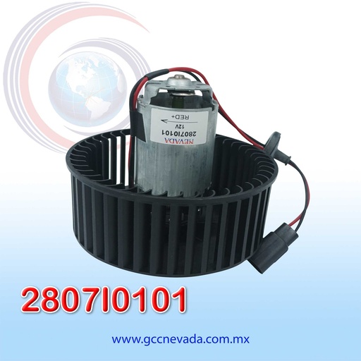 [2807I0101] BLOWER MOTOR FORD FIESTA AÑO 98/06 CW GIRO IZQUIERDO C/T NEVADA ASIA
