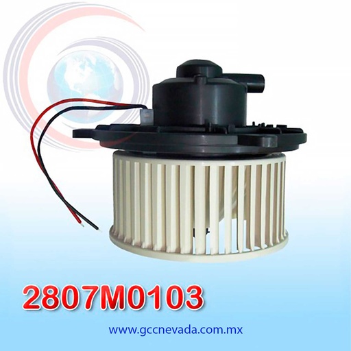 [2807M0103] BLOWER MOTOR FORD LASER AÑO 98/02 CW GIRO IZQUIERDO C/T NEVADA ASIA