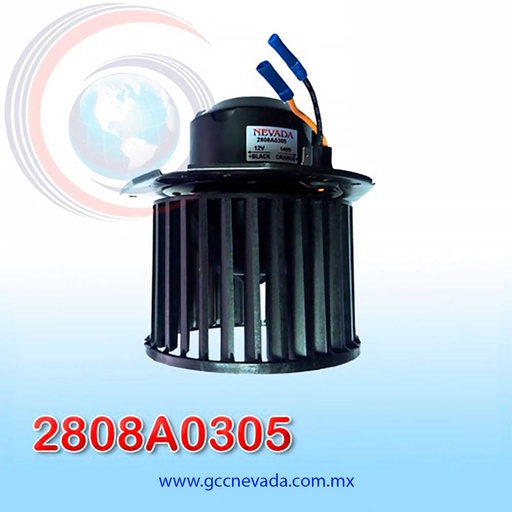 [2808A0305] BLOWER MOTOR GM BLAZER / S10 R/INV / CHEYENNE AÑO 02/05 CWW GIRO DERECHO C/T NEVADA ASIA