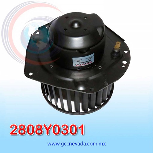[2808Y0301] BLOWER MOTOR GM MALIBU / CAPRICE AÑO 80/90 CWW GIRO DERECHO C/T NEVADA ASIA