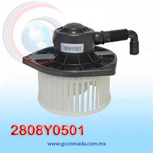 [2808Y0501] BLOWER MOTOR CHEVROLET AVEO AÑO 04/11 CW GIRO IZQUIERDO C/T NEVADA ASIA