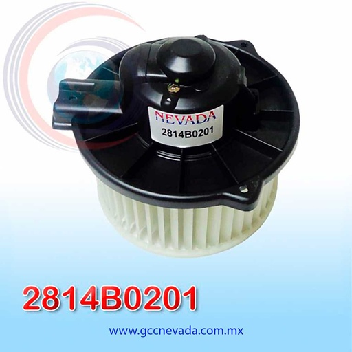 [2814B0201] BLOWER MOTOR MITSUBISHI LANCER AÑO 00/06 CWW GIRO DERECHO C/T NEVADA ASIA
