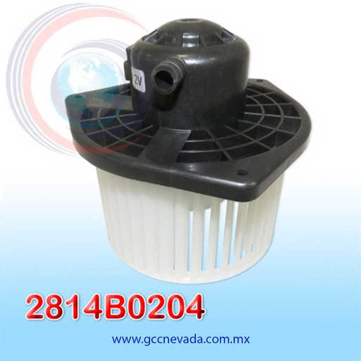 [2814B0204] BLOWER MOTOR MITSUBISHI LANCER 1.3 AÑO 08/17 / OUTLANDER 07/16 / MITSUBISHI ASX 2005 CW GIRO IZQUIERDO 12V C/T NEVADA ASIA