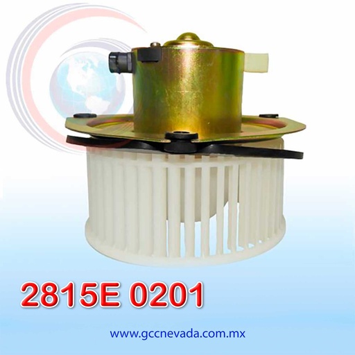 [2815E 0201] BLOWER MOTOR NISSAN B13 / PATROL AÑO 98/07 CW GIRO IZQUIERDO 12V C/T NEVADA ASIA