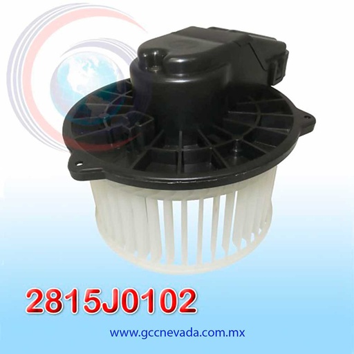 [2815J0102] BLOWER MOTOR NISSAN URVAN NV350 CW GIRO IZQUIERDO 12V C/T NEVADA ASIA