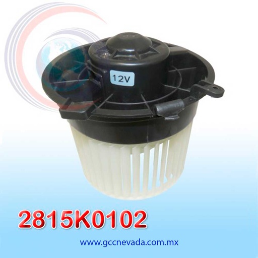 [2815K0102] BLOWER MOTOR NISSAN SENTRA / X-TRAIL T31 / QASHQAI AÑO 07/13 CW GIRO IZQUIERDO 12V C/T NEVADA ASIA