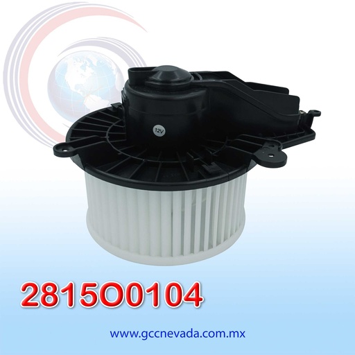 [2815O0104] BLOWER MOTOR NISSAN NAVARA / FRONTIER CW GIRO IZQUIERDO 12V C/T NEVADA ASIA
