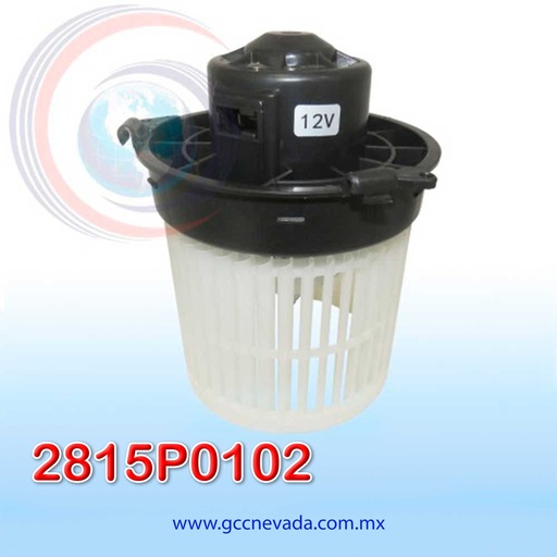 [2815P0102] BLOWER MOTOR NISSAN MARCH AÑO 14/16 CW GIRO IZQUIERDO 12V C/T NEVADA ASIA