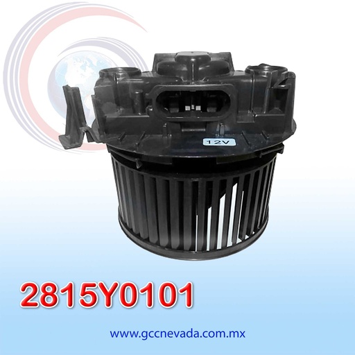 [2815Y0101] BLOWER MOTOR NISSAN MICRA K12E AÑO 02/10 / NOTE E11 06/16 CW GIRO IZQUIERDO 12V C/T NEVADA ASIA
