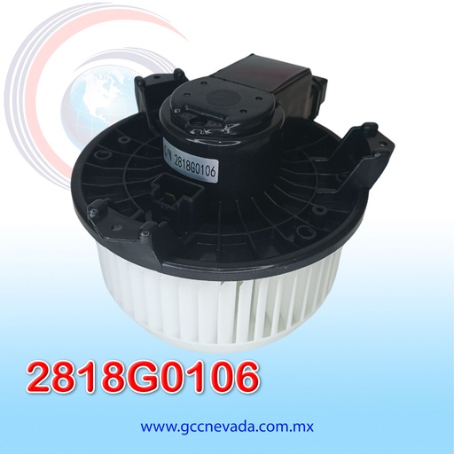 [2818G0106] BLOWER MOTOR TOYOTA HILUX VIGO AÑO 05/10 / HIACE / RAV4 / CX9 CW GIRO IZQUIERDO 12V C/T NEVADA ASIA