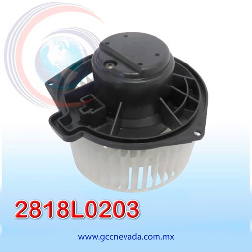 [2818L0203] BLOWER MOTOR TOYOTA HIACE CW GIRO IZQUIERDO 12V C/T TRASERO NEVADA ASIA