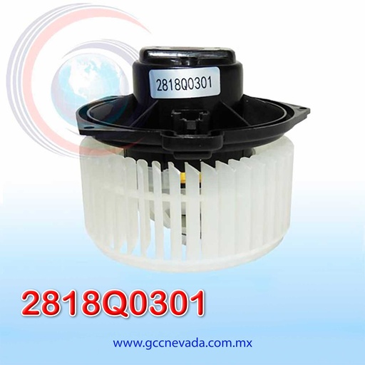 [2818Q0301] BLOWER MOTOR TOYOTA YARIS / HIACE / HILUX CWW GIRO DERECHO 12V C/T NEVADA ASIA
