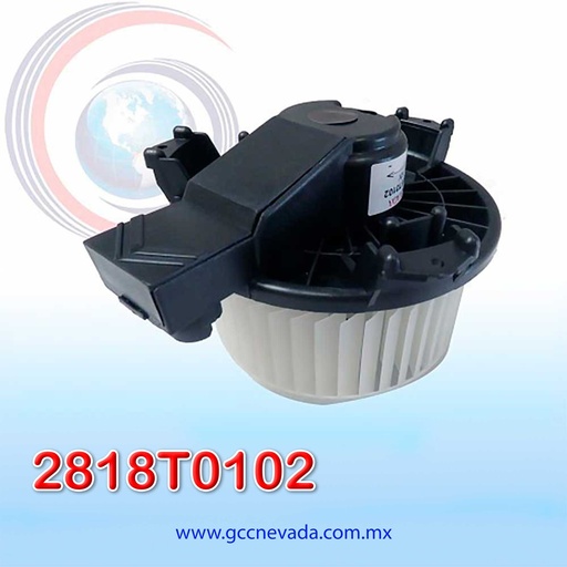 [2818T0102] BLOWER MOTOR TOYOTA TERIOS DAIHATSU AÑO 08/14 CW GIRO IZQUIERDO C/T NEVADA ASIA