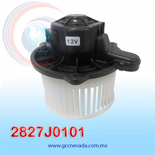 [2827J0101] BLOWER MOTOR KIA PICANTO I10 / ION AÑO 12/14 / SPORTAGE 05/10 HYUNDAI TUCSON 2005 CW GIRO IZQUIERDO12V C/T NEVADA ASIA