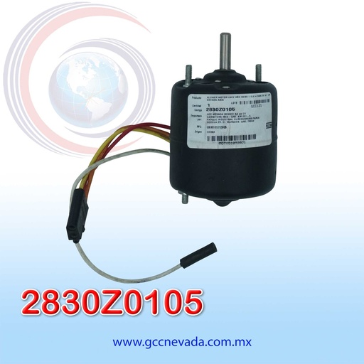 [2830Z0105] BLOWER MOTOR UNIV AÑO 90/96 1 EJE 4 CABLES S/T 12V NEVADA ASIA
