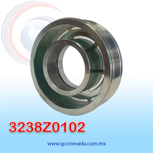 [3238Z0102] POLEA DE CLUTCH 508 7PK SIN BALERO NEVADA ASIA