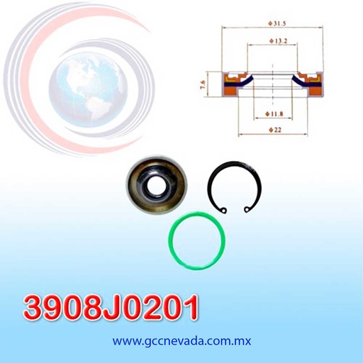 [3908J0201] SELLO COMPRESOR G/M V-5 / CHEYENNE / GRAND BLAZER 1998 ASIA