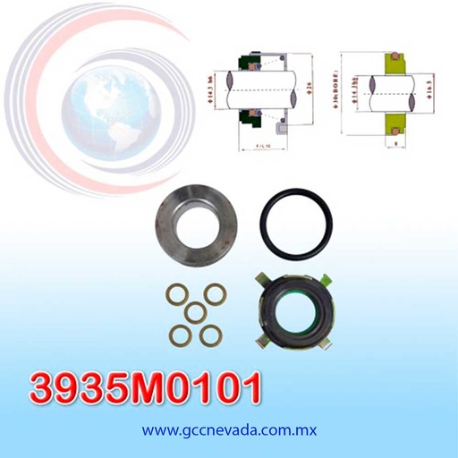 [3935M0101] SELLO COMPRESOR NIPPONDENSO TV10C NEVADA ASIA