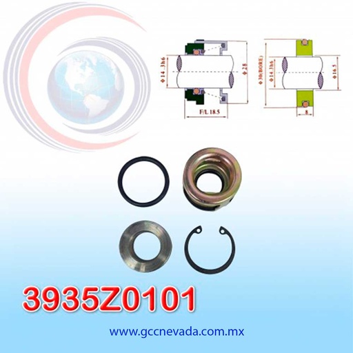 [3935Z0101] SELLO COMPRESOR NIPPOND STD 6P148 NEVADA ASIA