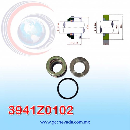 [3941Z0102] SELLO COMPRESOR 709 STD NEVADA ASIA