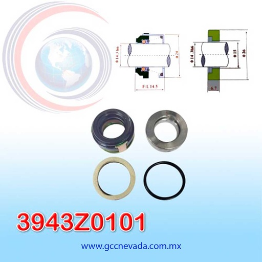 [3943Z0101] SELLO COMPRESOR DIESEL KIKI STD NEVADA ASIA
