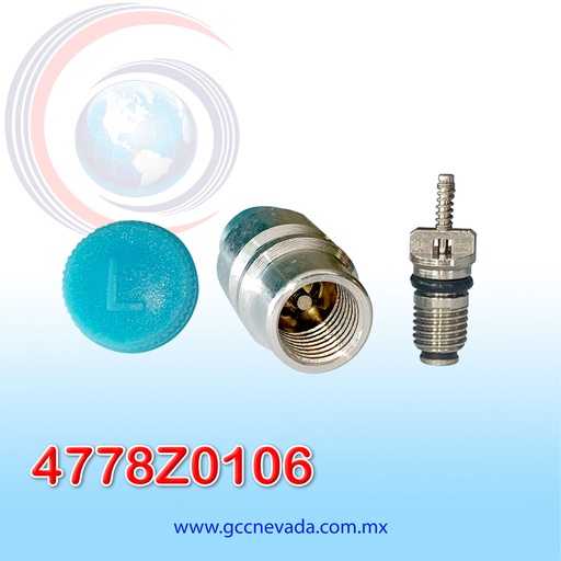 [4778Z0106] VALVULA DE SERVICIO UNIV P/SOLDAR 10X1.25 R-134-A DE BAJA (KIT) PAQ. 10 uds NEVADA ASIA