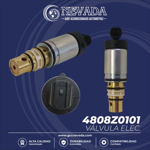 [4808Z0101] VALVULA DE C/ELECT BMW / BUICK / CADILLAC / KIA / SAAB  SANDEN PXE14 / PXE16 / PXC16 73MM NEVADA ASIA