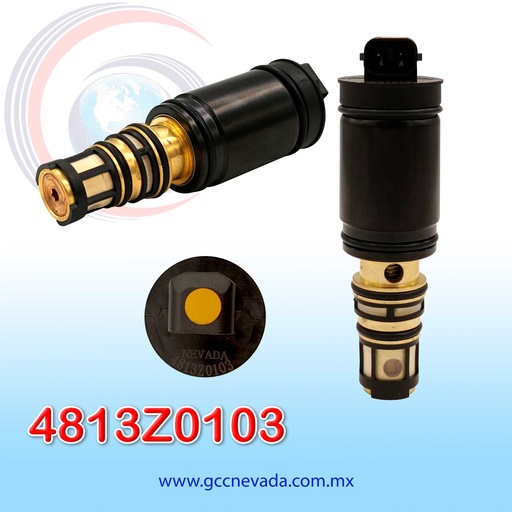 [4813Z0103] VALVULA DE C/ELECT MERCEDES BENZ / BMW / DENSO 5SE09C/5SE12C/6SEU16 /7SEU17C 95 MM NEVADA ASIA