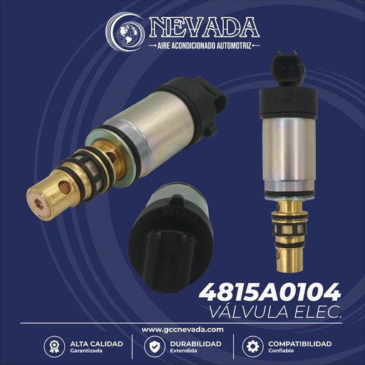 [4815A0104] VALVULA DE C/ELECT NISSAN / KIA / VOLVO CVC DELPHI SANDEN PXE14 73MM NEVADA ASIA