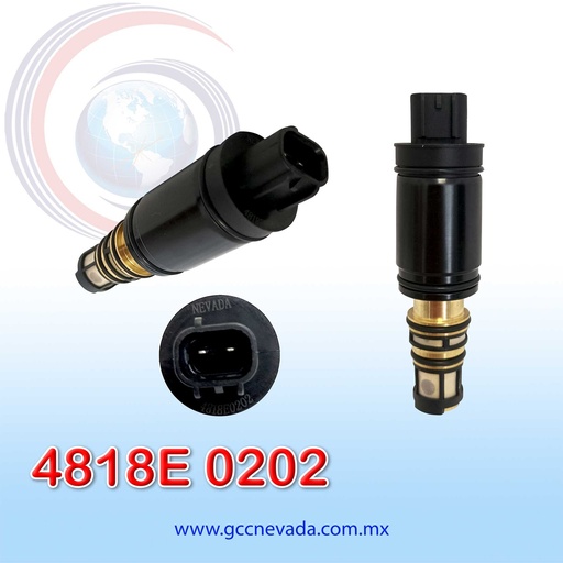 [4818E 0202] VALVULA DE C/ELECT TOYOTA CAMRY / HIGHLANDER / DENSO 5SE09C / 5SE12C / 6SEU16 99MM NEVADA ASIA