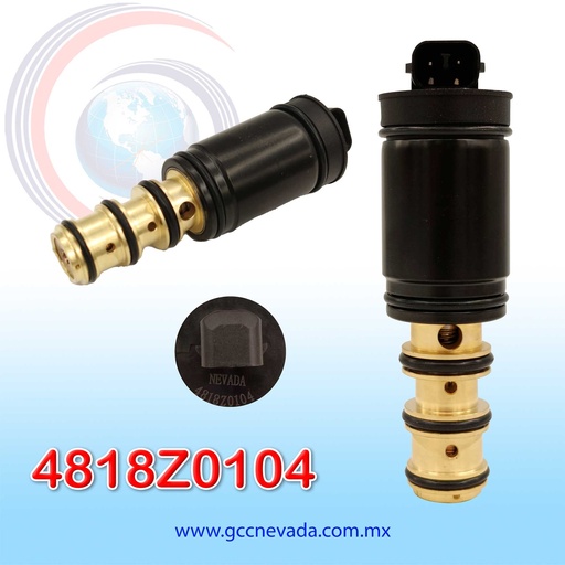 [4818Z0104] VALVULA DE C/ELECT TOYOTA HIACE / YARIS / CROWN / REIZ / MERCEDES BENZ / LEXUS DENSO 5SE09C / 5SEU12C / 6SEU16C 26.86MM NEVADA