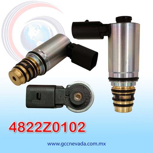 [4822Z0102] VALVULA DE C/ELECT AUDI A3 / SEAT / VW GOLF / JETTA / BORA / SKODA / PASSAT / SANDEN PXE13-PXE16 23.81MM NEVADA ASIA