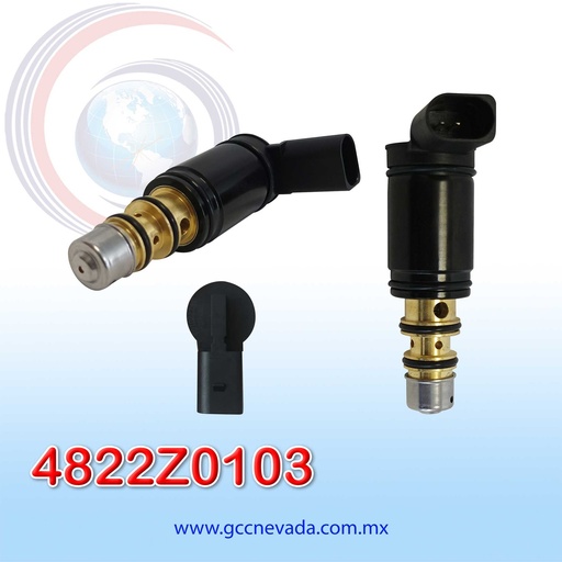 [4822Z0103] VALVULA DE C/ELECT AUDI A3 / VW GOLF / PASSAT / MAGOTAN / SKODA / DENSO 6SEU12 / 6SEU16 / 7SEU16 26.90MM NEVADA ASIA