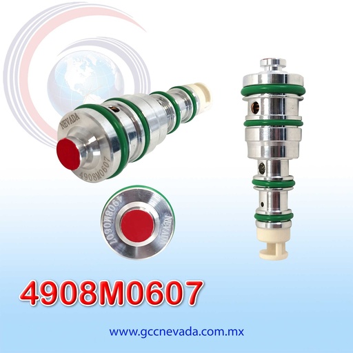 [4908M0607] VALVULA DE CONTROL DESPLAZ/VARIABLE CHEVROLET V5R-134-A ROJO (PAQ 5) NEVADA ASIA