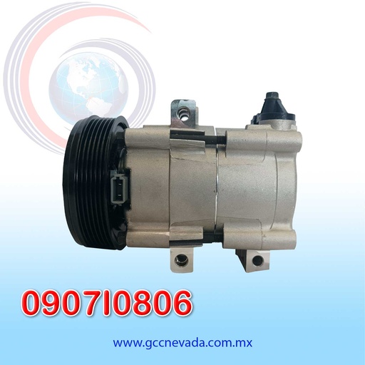 [0907I0806] COMPRESOR FORD ESCAPE / FORTALEZA / TRITON FS-10 AÑO 2010 130MM R-134-A T/P 6PK 12V DENSO COREA