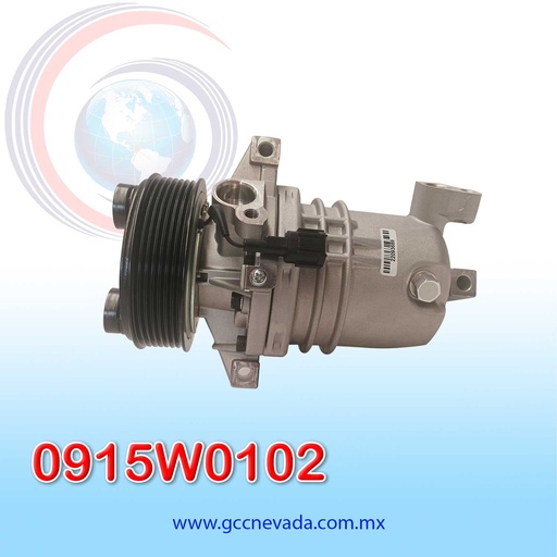 [0915W0102] COMPRESOR NISSAN TIIDA 07/09 1.8L R-134-A 7PK 12V ASIA