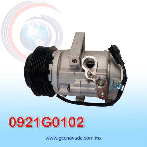 [0921G0102] COMPRESOR MAZDA BT-50 / FORD RANGER AÑO 11/17 R-134-A 7PK 12V 114MM NEVADA ASIA