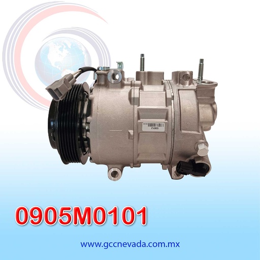 [0905M0101] COMPRESOR DODGE CHALLENGER AÑO 15/21 / DODGE CHARGER 14/21 / CHRYSLER 300 14/21 R-134-A 7SBH17C 6PK 12V ASIA