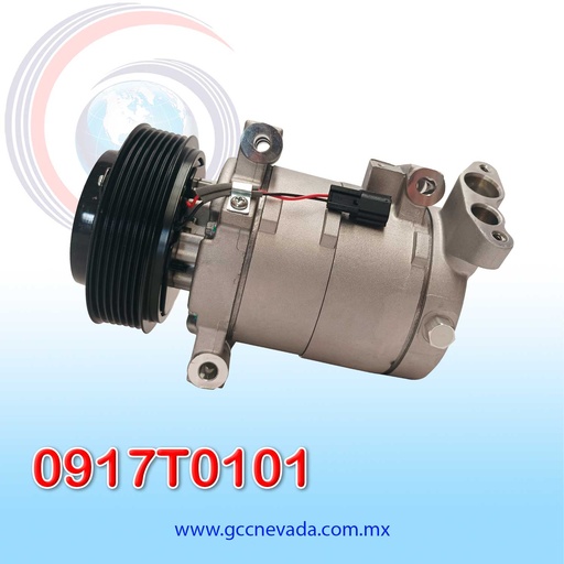 [0917T0101] COMPRESOR RENAULT FLUENCE / CAPTUR CALSONIC AÑO 18-19 7PK 12V CR12S NEVADA